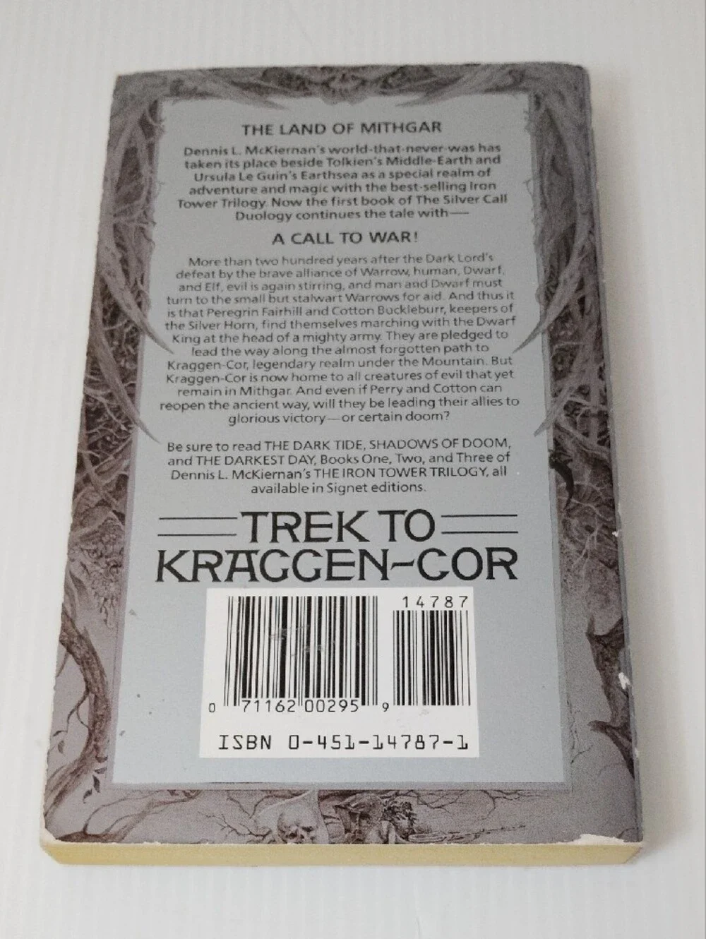 8 For $8 Trek to Kraggen-Cor By Dennis L. McKiernan*First Signet Printing*